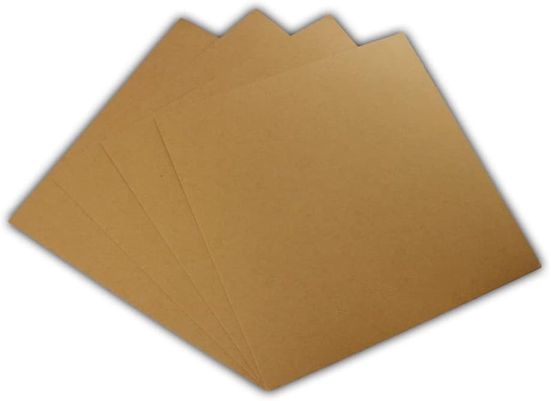 EcoSwift 10 12x12 Chipboard Cardboard Craft Scrapbook Material Scrapbooking Packaging Sheets Shipping Pads Inserts 12 inch x 12 inch Chip Board 12x12 - Image 2